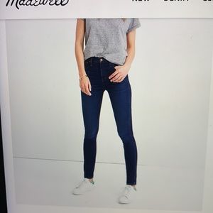 Madewell 10” high-rise skinny jeans. Size 27